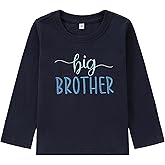 Big Brother Shirt for Toddler Baby Boys Announcement T Shirt Sibling Outfit Clothes 1-5t