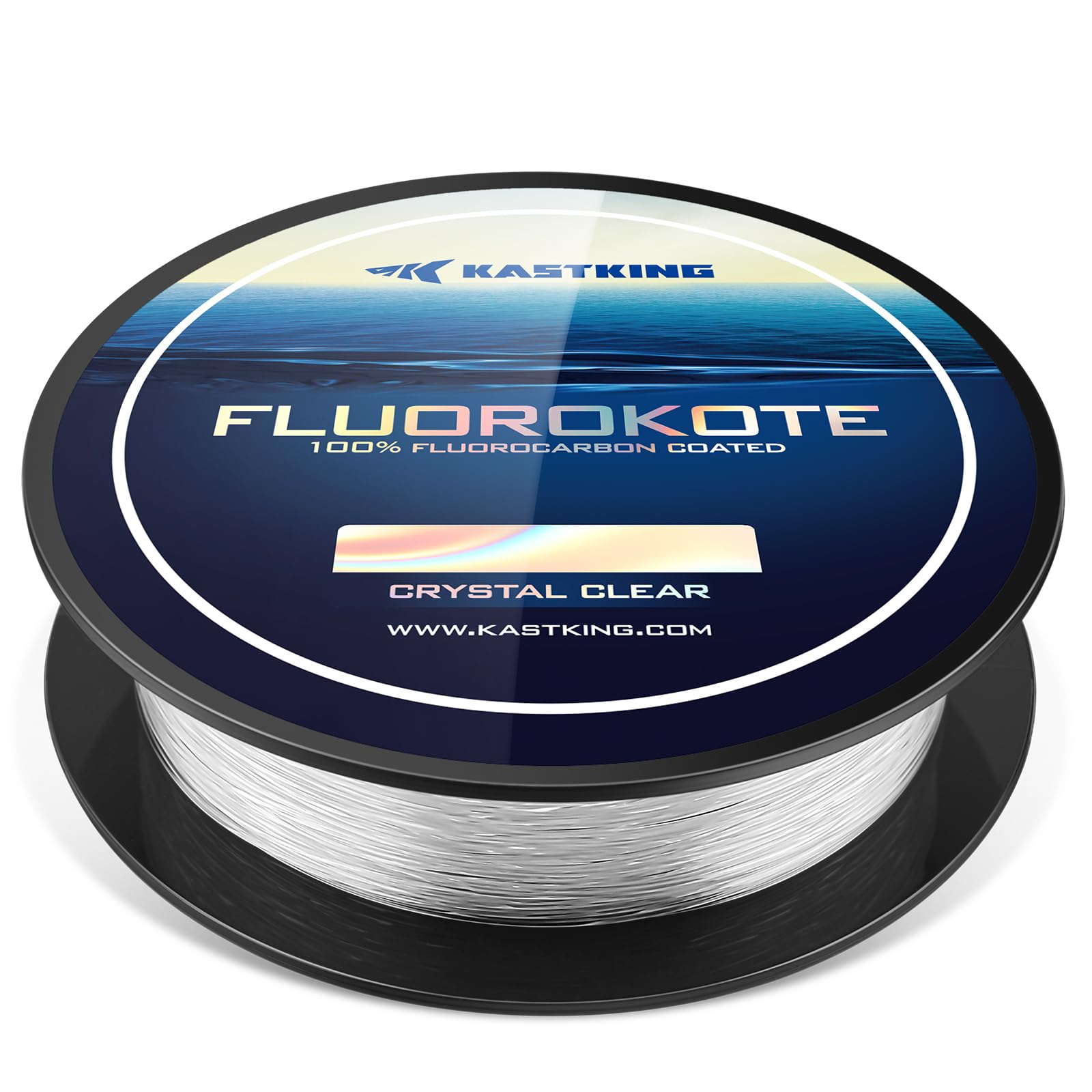 Photo 1 of KastKing Fluorokote 100% Fluorocarbon Coated Fishing Line, Fluorocarbon Leader, Extreme Clarity,Fast Sinking,Shock Resistant, High Abrasion Resistance