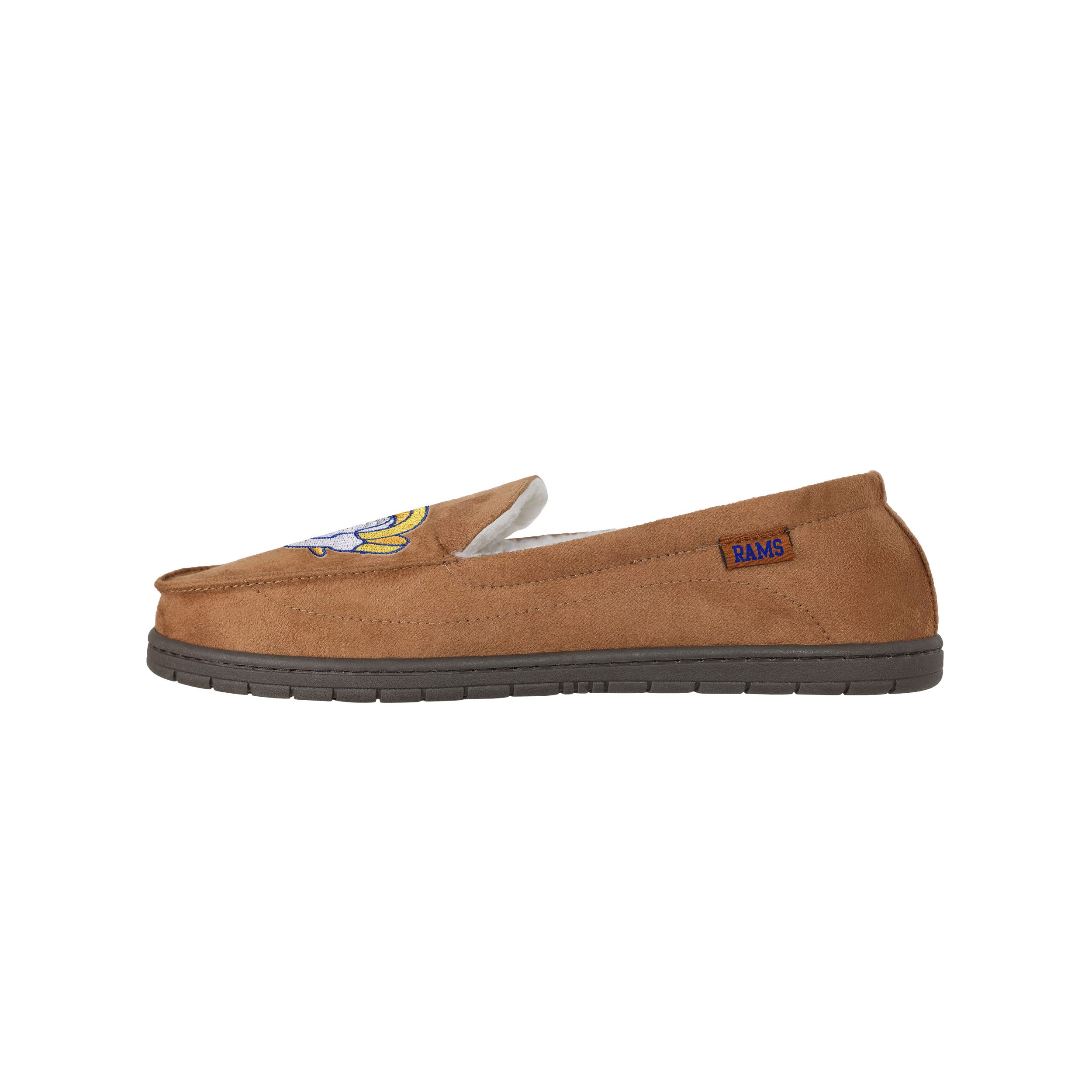 FOCO Los Angeles Rams NFL Mens Exclusive Beige Moccasin - XL