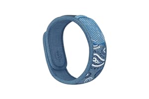 PARA'KITO Mosquito Insect & Bug Protection Wristband - Mosquito Stickers, Bug Spray Alternative - Summer Essentials, Beach Accessories, Hiking, Camping Essentials - Natural Essential Oils (Blue Jeans)