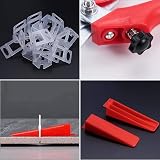 Fleetise 400Pcs Tile Leveling System 2mm with Pliers 300 Wedges 100 Reusable view 4