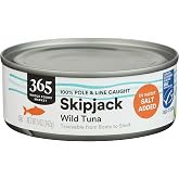 365 by Whole Foods Market, Salted Skipjack Tuna in Water, 5 Ounce