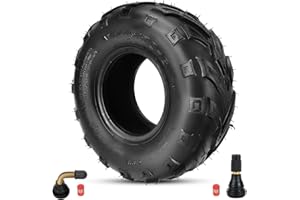 XIKOBY 145/70-6 145-70-6 Tires Tubeless Compatible with Coleman CT100U CC100X Baja Doodle Bug DB30 Mini Bike KT196 Go Kart Motovox MBX10 MBX11 Mega Monster Moto 80cc 105cc Kazuma ATV Quad 4 Wheeler