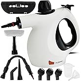 Handheld Multi-Surface Pressurized Steam Cleaner with 11 pcs Accessories, 15.2oz Tank Multi-Purpose Steamer for Home Use, Natural Steamer for Cleaning Tile, Floor, Bathroom, Window, Upholstery, Grease