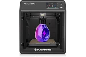 VOXELAB FLASHFORGE Adventurer 5M Pro 3D Printer, 600mm/s Max High-Speed 3D Printers with Auto Leveling, Dual Filtration System, Remote Monitoring, Quick Detachable Nozzle,Effective Cooling, Automatic Shutdown