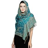 Yaximhozz Paisley Pashmina Shawl Wraps for Women Evening Dresses Elegant Soft Rave Scarf Festival Lightweight Scarves Shawls