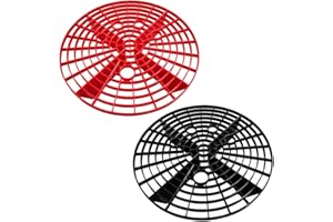 Sylvil 2 PCS Car Wash Bucket Insert, Dirt Guard Bucket Insert Helps Remove Dirt Debris Washing Kit, Detail Grit Trap Filter Cleaning Tool Fits 3-5 Gallon Bucket, Car Accessories （Black+Red）