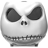 Zak Designs Disney’s Nightmare Before Christmas Jack Skellington Unique 3D Character Sculpted Ceramic Coffee Mug, Collectible