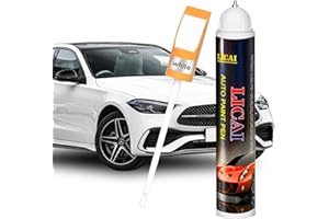 BRENNENSTUHL Touch Up Paint For Cars, Automotive White Car Paint Pen Scratch Repair Touch Up Paint With Pen Tip and Brush, Quick & Easy To Repair Minor Automotive Scratches Touch Up Paint Pen 12ML