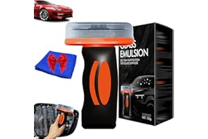 Qifor Glass Cleaner, 2026 NEW Q4 Glass Guard, Windshield Oil Film Remover, Automotive Oil Film Cleaning Brush for Car Windows