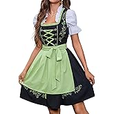 Abaowedding Women's German Dirndl Dress Oktoberfest Carnival Costumes Bavarian