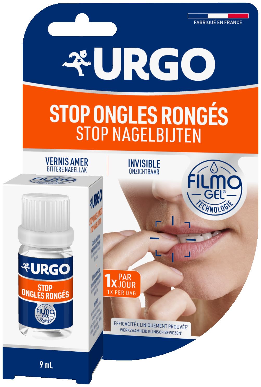 Urgo Filmogel Stop Bitten Nails Very Bitter and Invisible Coat 9ml