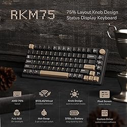RK ROYAL KLUDGE M75 Wireless Mechanical Keyboard