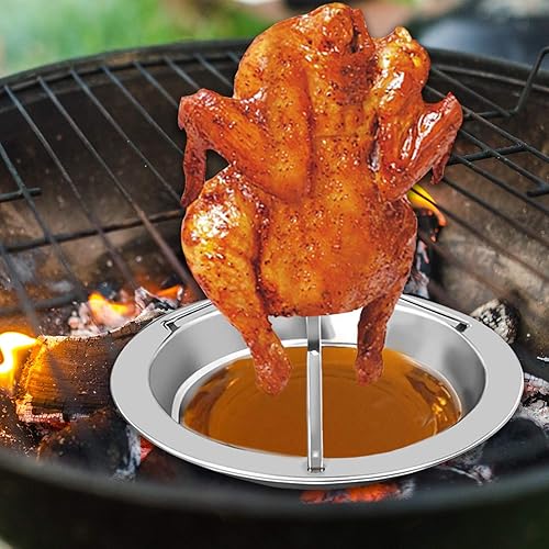 Chicken Roaster Rack,2 Pack Stainless Steel Beer Can Chicken