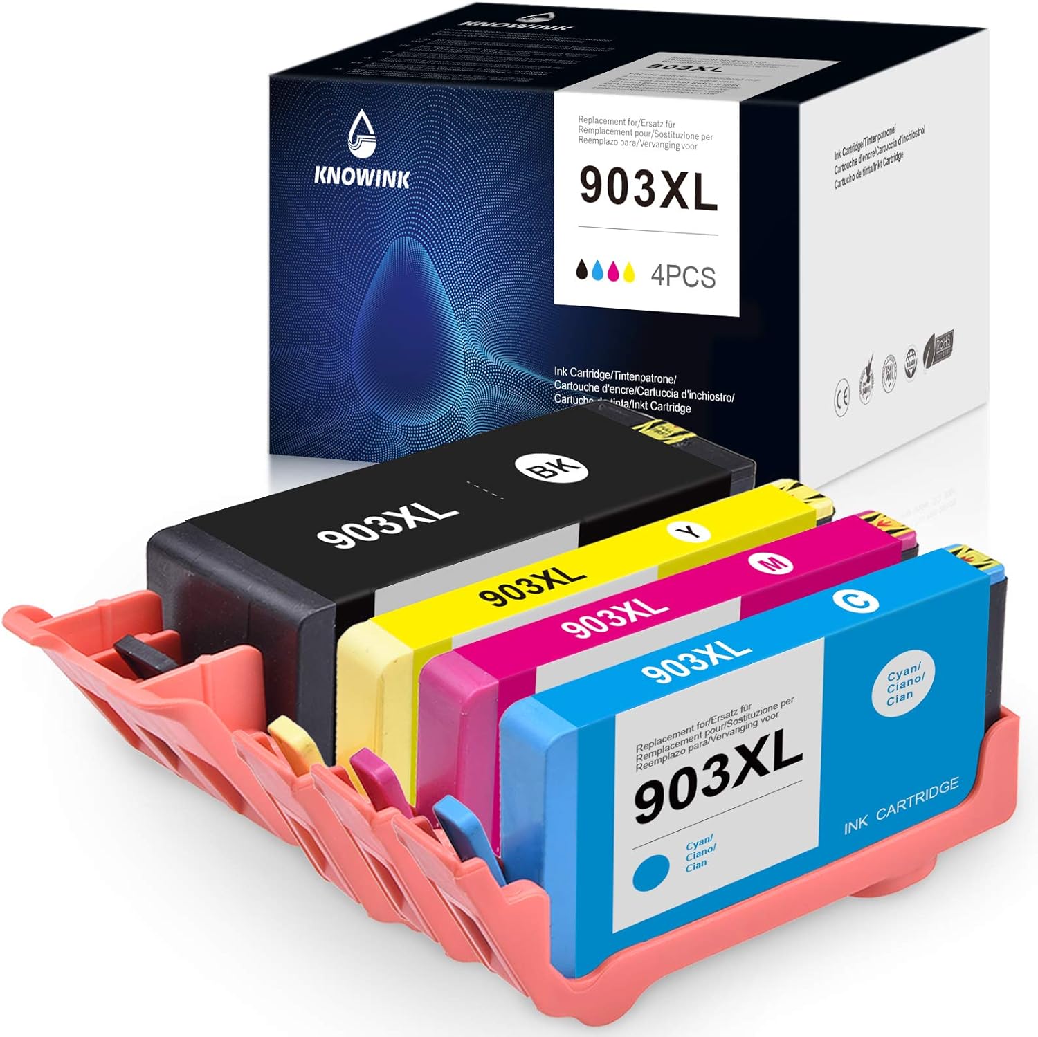 4x CARTUCCE STAMPA 903XL Per HP OfficeJet 6950 6960 6962 6968 - Foto 12