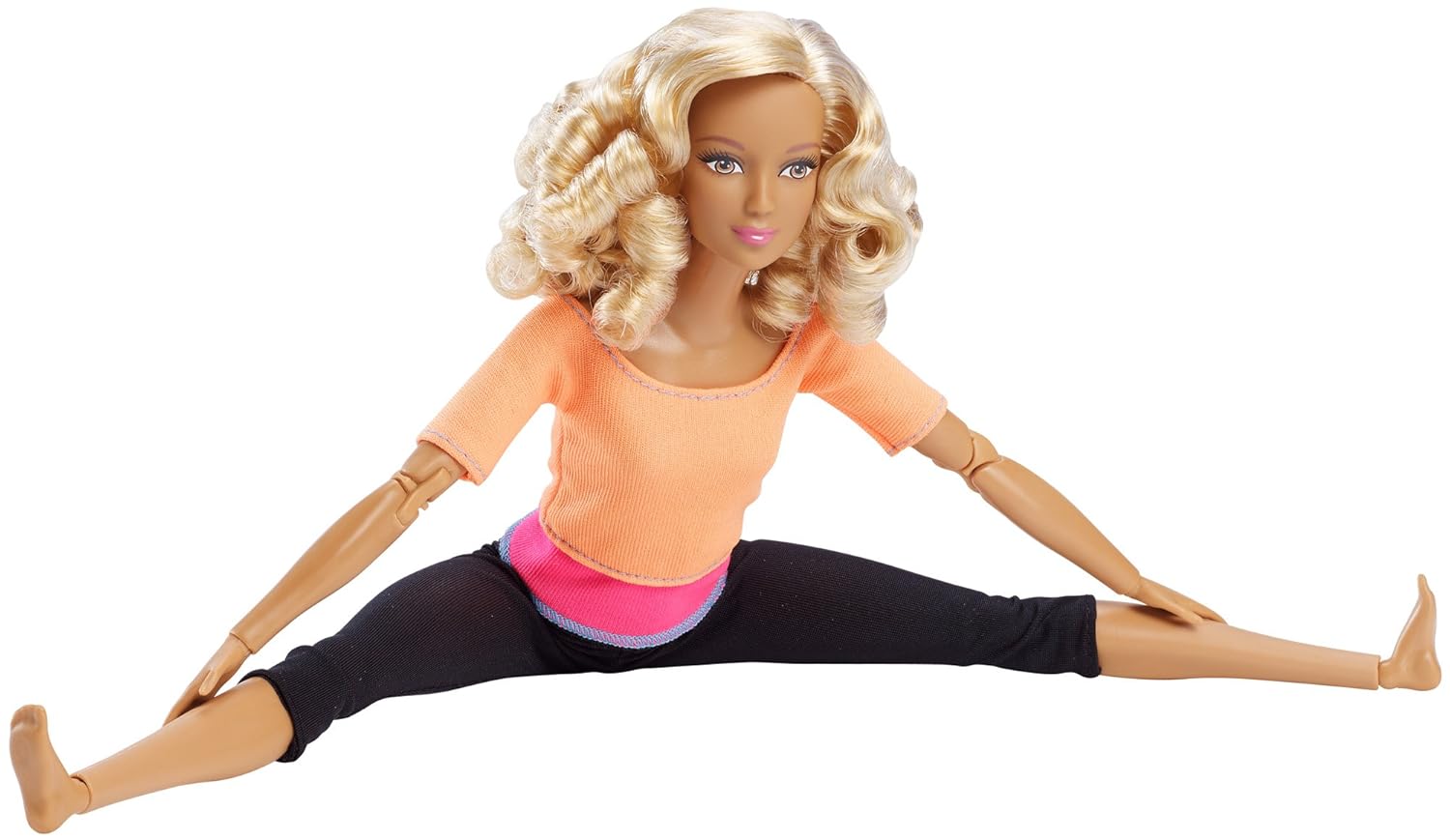Barbie Made to Move Doll, Orange Top | eBay
