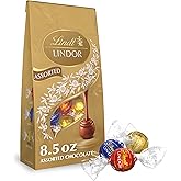 Lindor Lindt Chocolate Truffles, Assorted, 8.5 Ounce (Pack of 6)