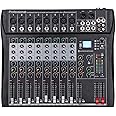 Depusheng DT8 Professional Mixer Sound Board Console 8 Channel Desk System Interface Digital USB Computer MP3 Input 48V Phant