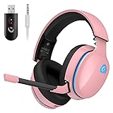 Gtheos 2.4GHz Wireless Gaming Headset for PS5, PS4