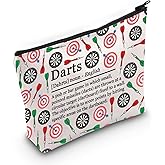 JXGZSO Funny Darts Gift Dart Definition Cosmetic Bag Darts Player Gift Darts Game Lover Gift Dartboard Paint Makeup Bag