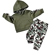 MINIFEIKO Toddler Baby Boys Camouflage Sweatsuit