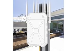 AX1200 Outdoor WiFi 6 Extender, Dual Band WiFi Signal Booster 1200Mbps, Wireless Gigabit Access Point, IP67 Weatherproof Repe