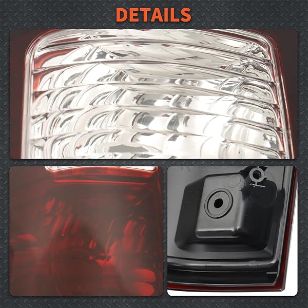 LABWORK LEFT AND RIGHT PAIR TAIL LAMP LIGHTS BLACK TINTED REPLACEMENT FOR F250 F350 F450 F550 2008-2016 SUPER DUTY BRAKE LIGHT OUTER BC3Z13404A FO2801208