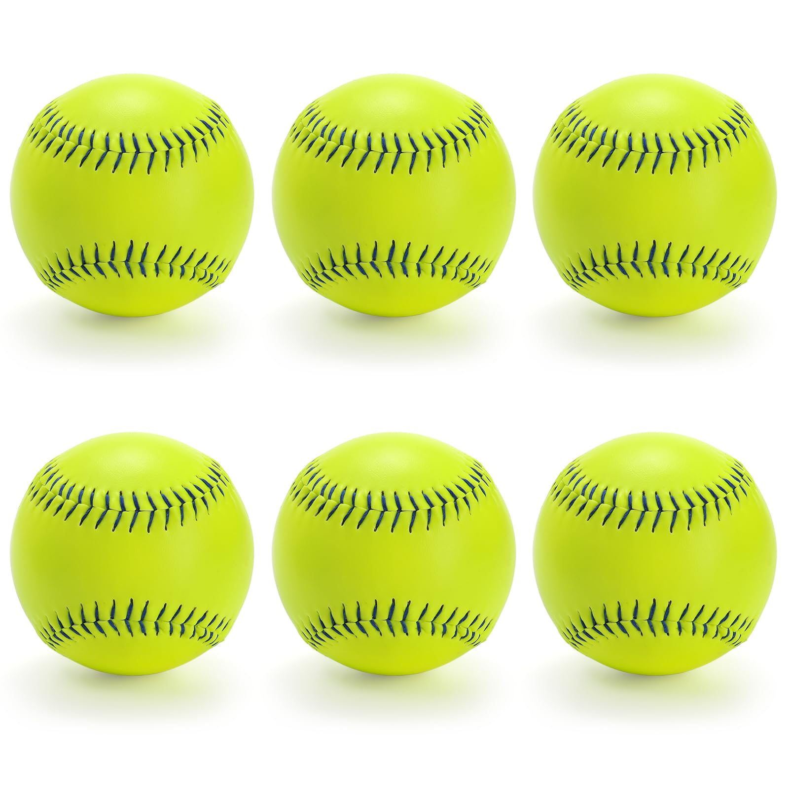 Lot De 24 Balles De Softball Franklin Sports Fastpitch - 12 Pouces - Jaunes (4 Paquets De 6)