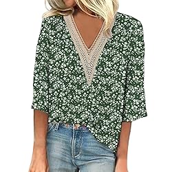 Cheifay Tank Tops Women for Pool 3/4 Sleeve Shirts