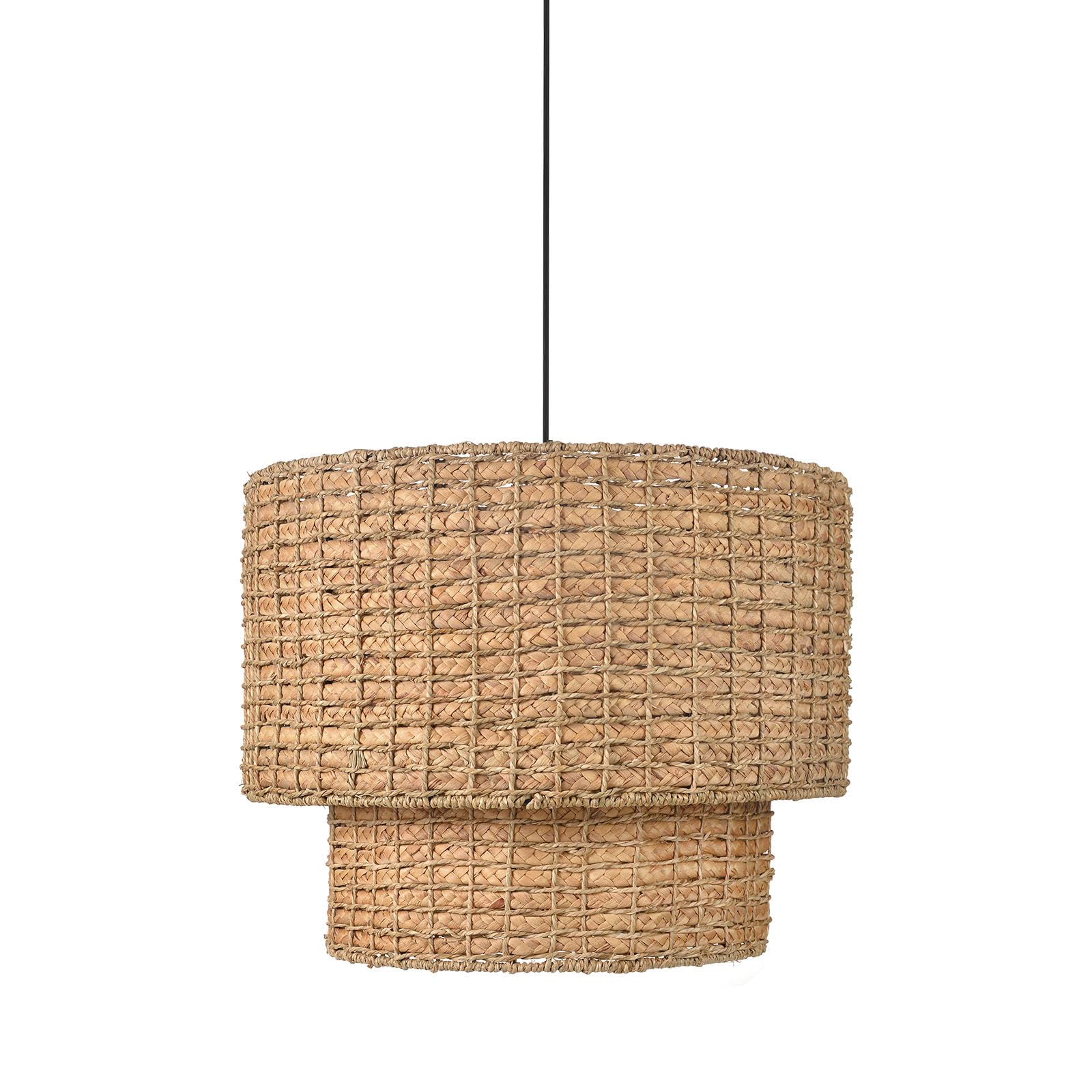 Photo 1 of Arturesthome Rustic Pendant Light Fixture, Woven Rattan Lampshade Coastal Hanging Lighting, Adjustable Vintage Farmhouse Chandelier Lamp Shade for Kitchen Island Dining Room