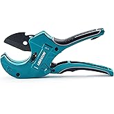 Libraton PVC Pipe Cutter 2-1/2", Large Plastic Pipe Cutter, Heavy-Duty Cutting Tool, PVC Cutter for Cutting PVC Pipes, PEX Pi