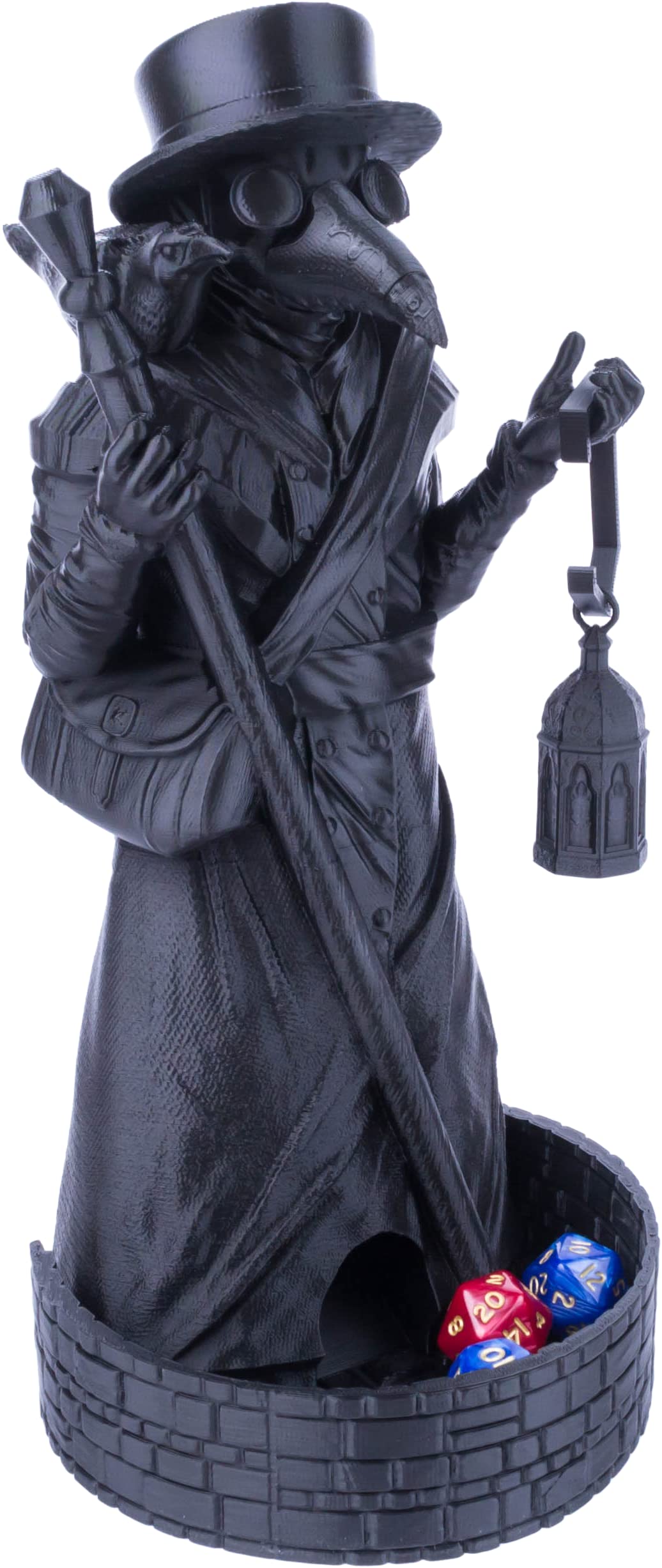 3D Vikings Plague Doctor Dice Tower, Perfect Dice Tower for Dungeons and Dragons, Tabletop RPG, Miniature Games and Board Games