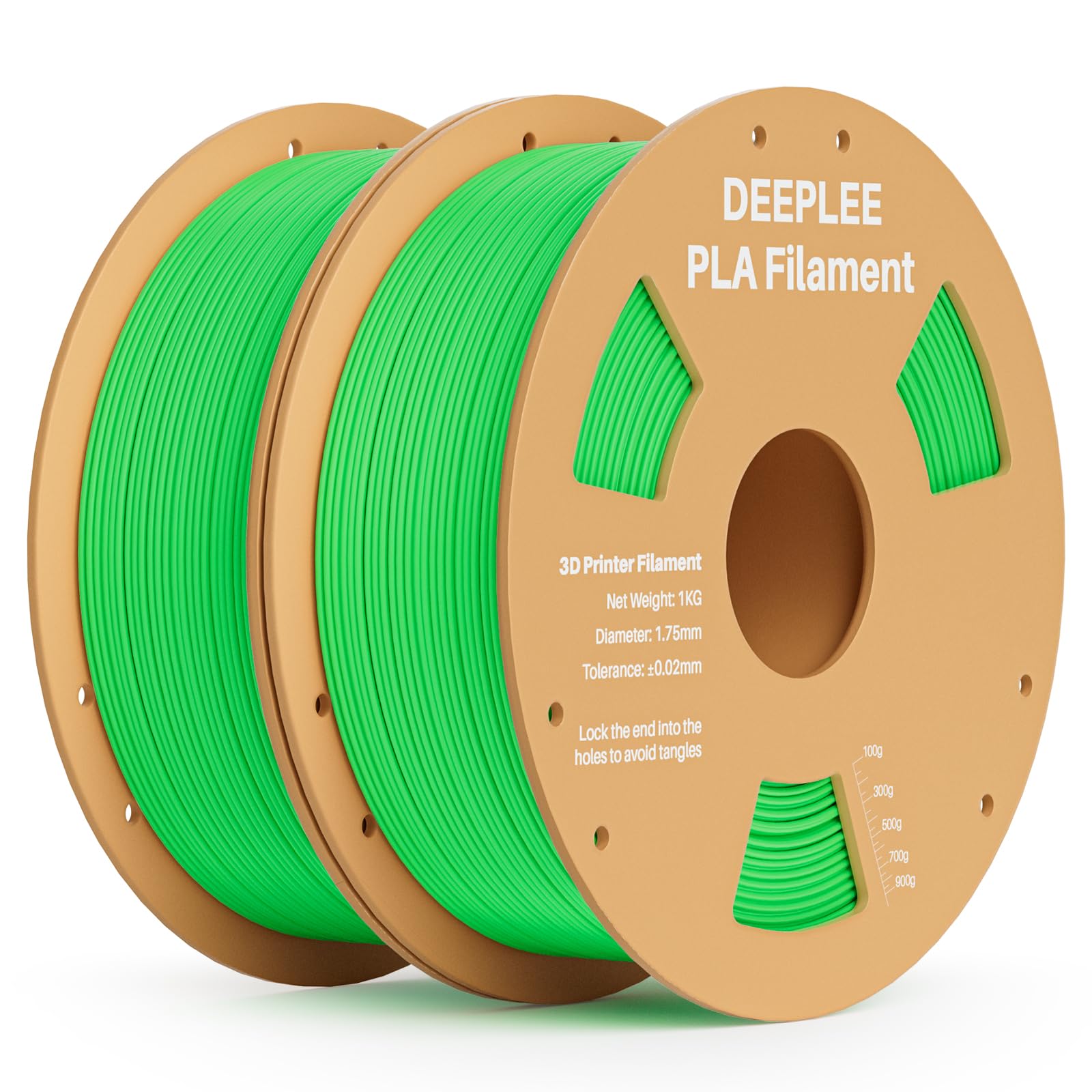 DEEPLEE PLA 1.75mm 3D Printer Filament, Dimensional