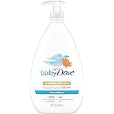 Baby Dove Sensitive Skin Care Body Lotion Rich Moisture 20 oz | For Delicate Baby Skin With 24-Hour Moisturizer