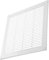 Vent Systems 300x300 mm White Soffit Vent Cover Flat Square Grille view 7