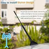 YHQZ Universal Car Antenna Replacement 9in AM/FM/DAB Roof Antenna Mast view 5