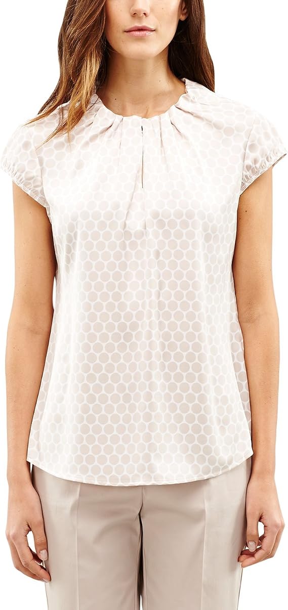 Comma Damen Bluse – Hochwertig, Regelmäßige Passform, Für Den Alltag