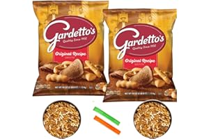 ELI&VAL Gardetto's Original Recipe Snack Mix 40 OZ BIG Bag (2PACK) (80 OZ TOTAL), Crunchy Snack Mix, Perfect Party Snacks - Cholesterol Free and Trans-Fat Free (Original Recipe Snack Mix)