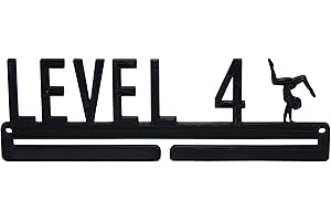 MEDALLURGY Level 4 Level Four Gymnastics Gymnast Sports Medal Display Medal Rack Medal Holder Medal Hanger