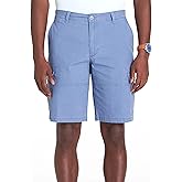 IZOD Men's Pigment Dyed 10.5" Cargo Short, Bijou Blue, 38