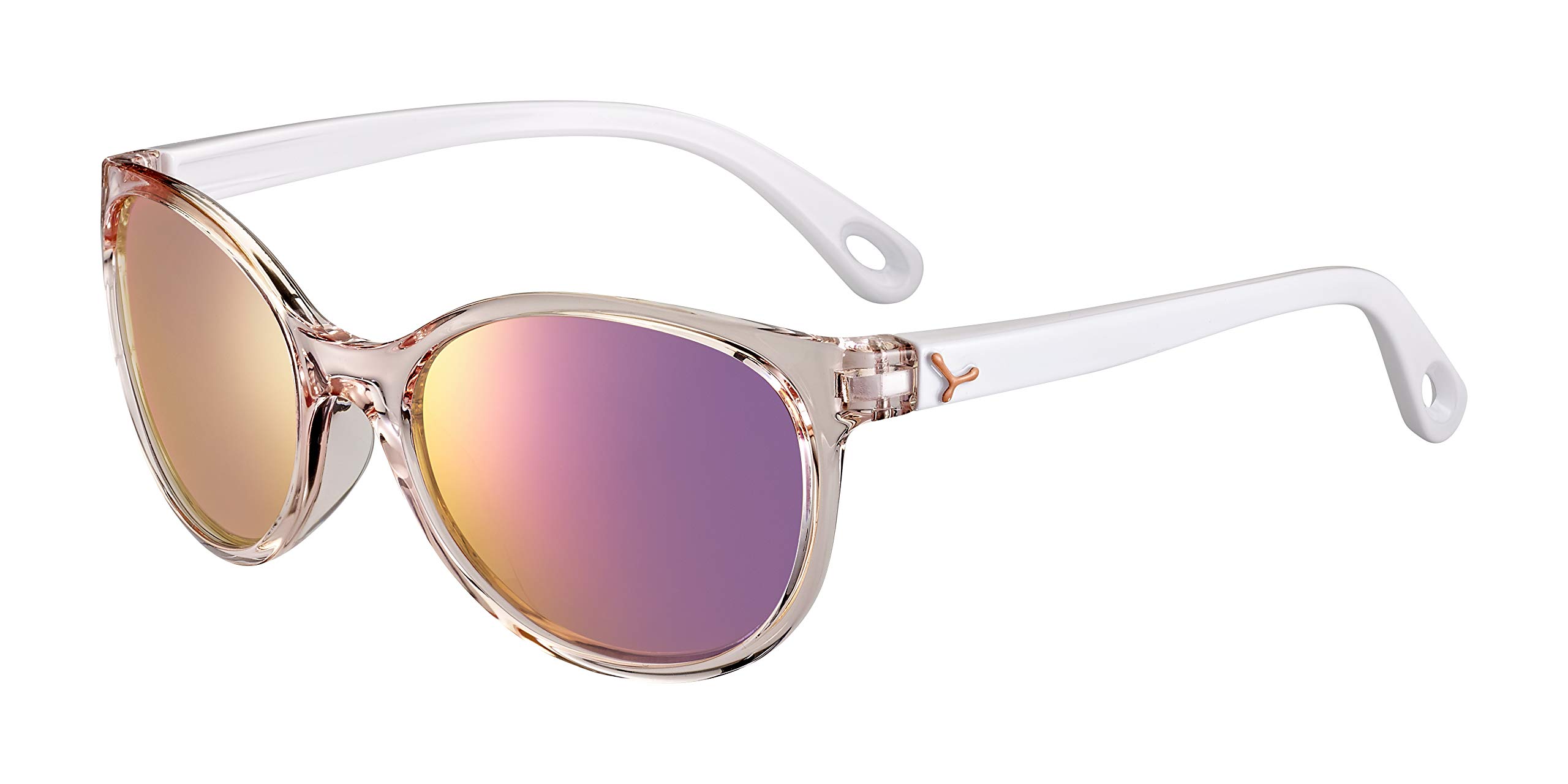 Cébé Ella Sunglasses Shiny Translucent Blush White Unisex Baby 5>7