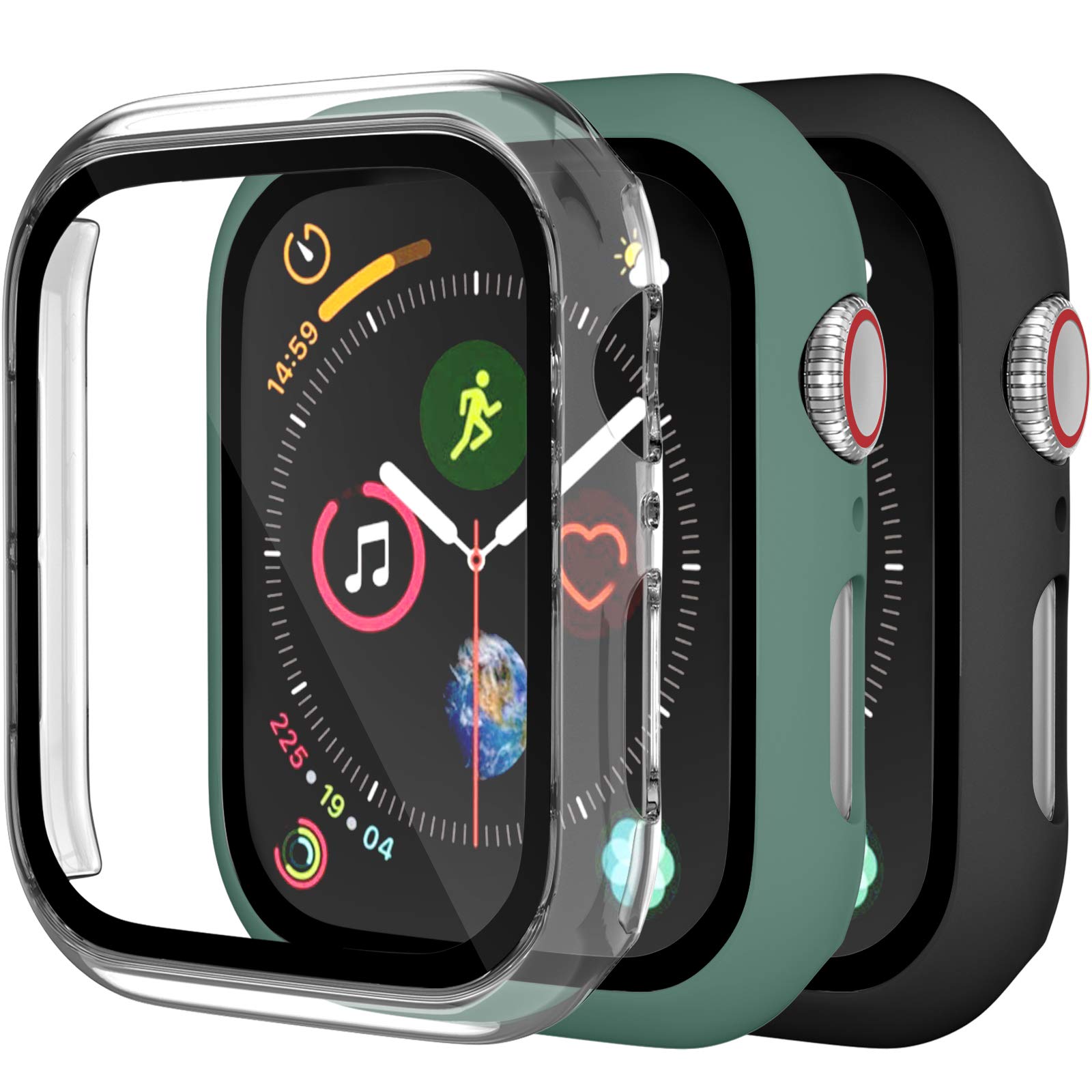 [3 Pack] Charlam Compatible with Apple Watch Case