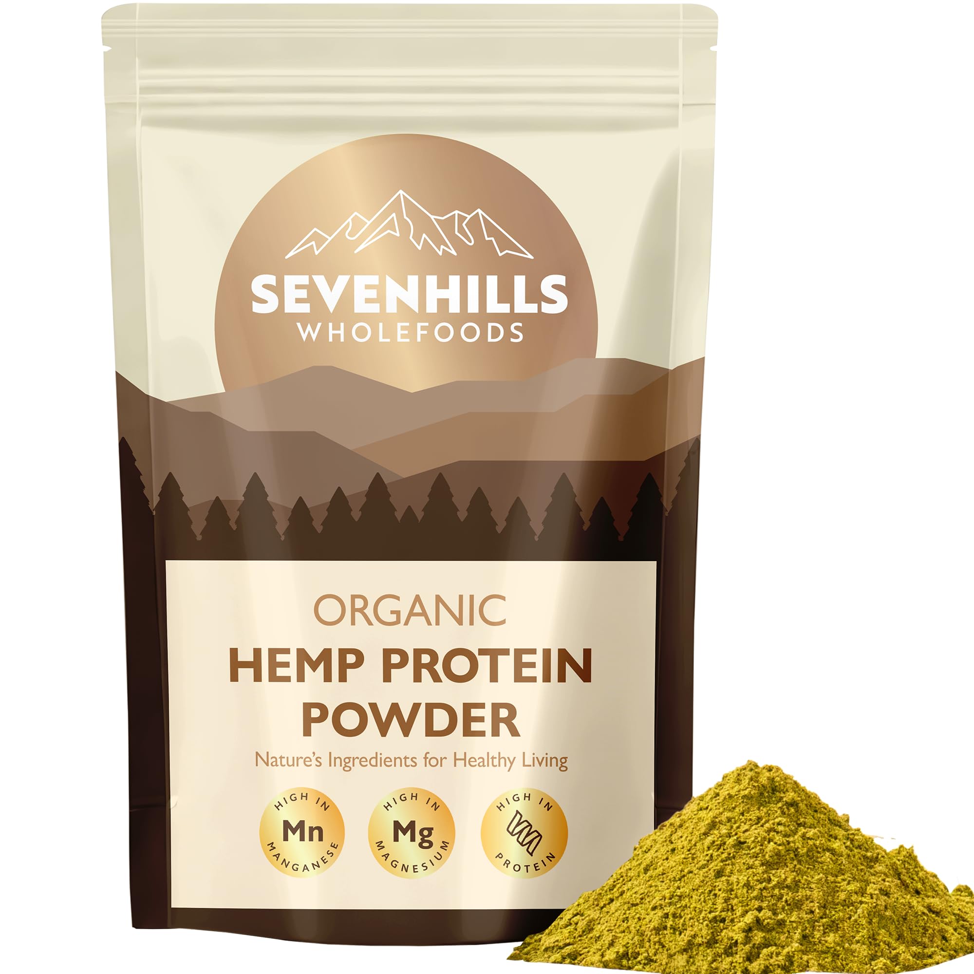 Sevenhills Wholefoods Organic Raw Hemp Protein powder 3kg