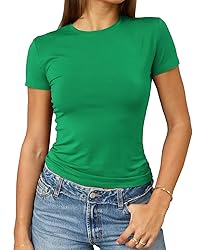 Abardsion Women's Casual Basic Going Out Crop Tops