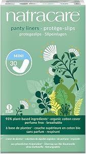 NATRACARE Mini Pant Liners, Unscented, (Pack of 30)