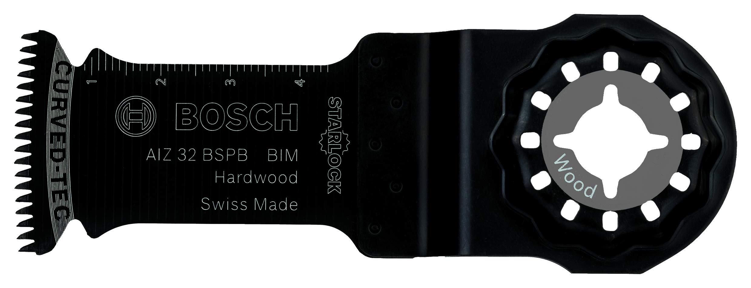 Bosch Professional 1x BIM Plunge Cutting Saw Blade AIZ 32 BSPB (for Hardwood, 50 x 32 mm, Accessory Multitool)