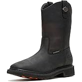 Harley-Davidson mens Altman Composite Toe Waterproof Leather Motorcycle Western Work Boot