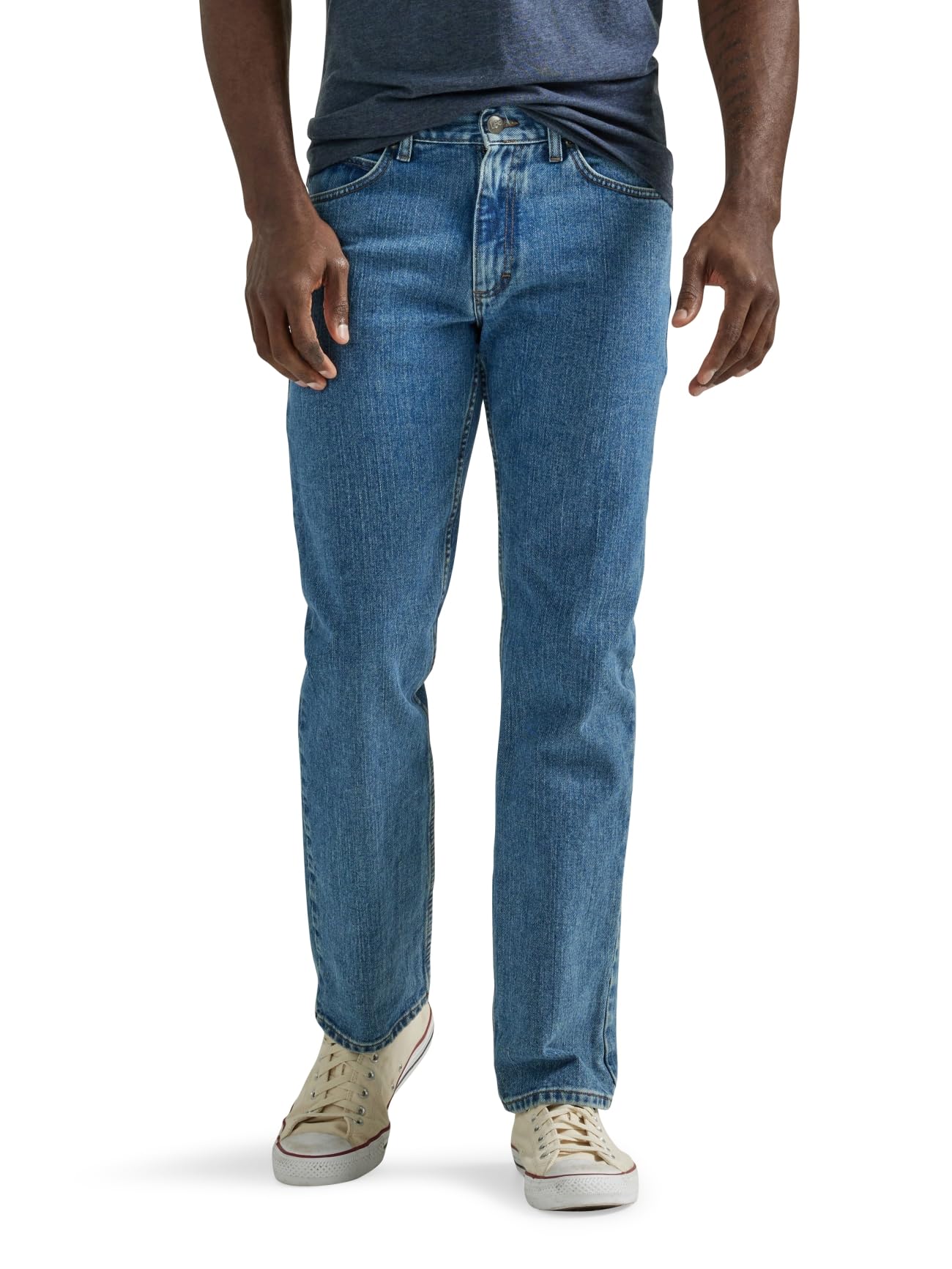 Photo 1 of Lee Men's Legendary Regular Straight Jean, Pepper Stone, 38W x 34L
