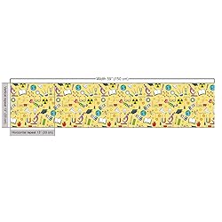 Ambesonne Science Party Fabric by The