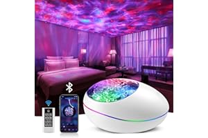 One Fire Galaxy Projector Star Projector Galaxy Light, 16 Color Changing+White Noise Sky Light Projector for Bedroom, Bluetooth Speaker Star Night Light Projector, Galaxy Light Projector for Bedroom